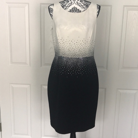 Calvin Klein Dresses Black And White Dress Poshmark